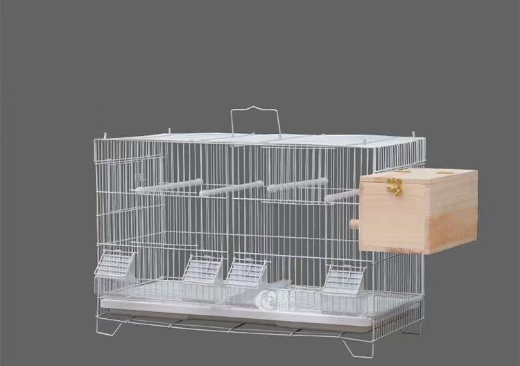 60*27*40 RTS Canary steel Stainless Partition Steel Pet Breeding Bird Parrot Pigeon Cage