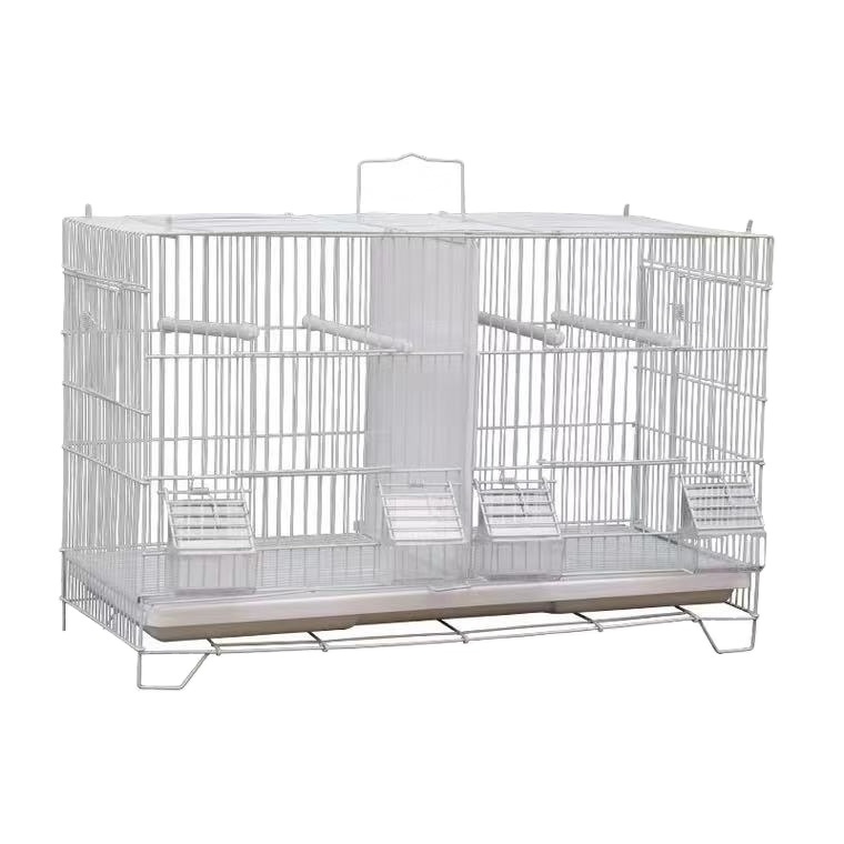 60*27*40 RTS Canary steel Stainless Partition Steel Pet Breeding Bird Parrot Pigeon Cage