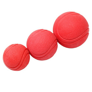 Factory wholesale eco-friendly Natural rubber Indestructible training solid play jolly ball chew toys for dogs