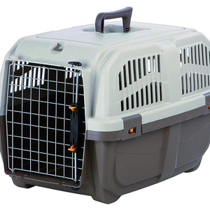 IATA Standard Airline Approved Pet Kennel Shipping Animal Travel Transport Cage Crates Carry Dog Cat Car Box Carrier Crates