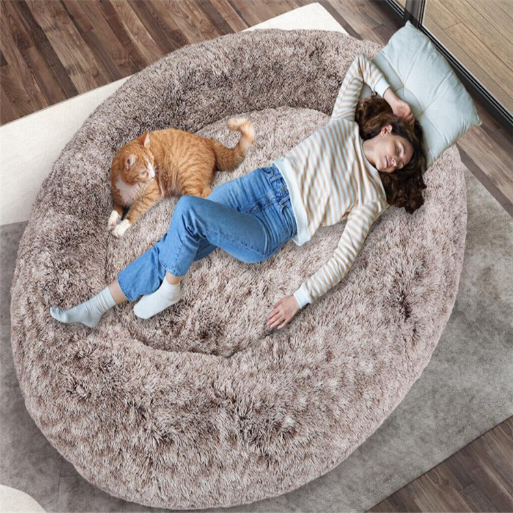 2022 New Luxury High Quality Hot Sales Washable Sleep Tight Ultra Large Giant Memory Foam Human Dog Bed