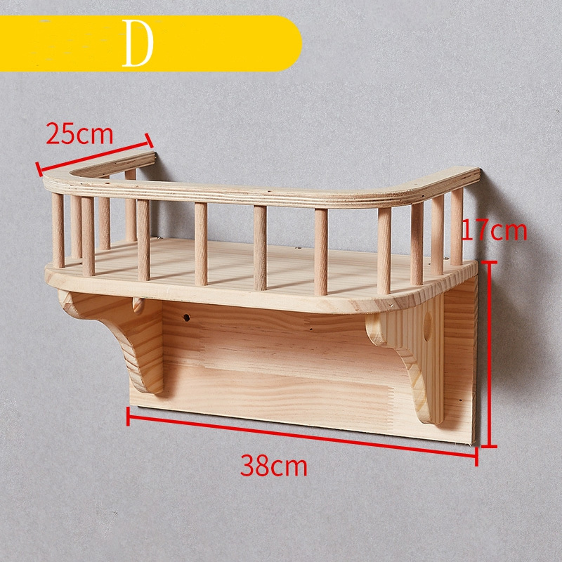 Relipet RLA042 Sisal Grab Post Cats Drill Hole Solid Wood Cat Wall Mounted House Cat Climbing Frame