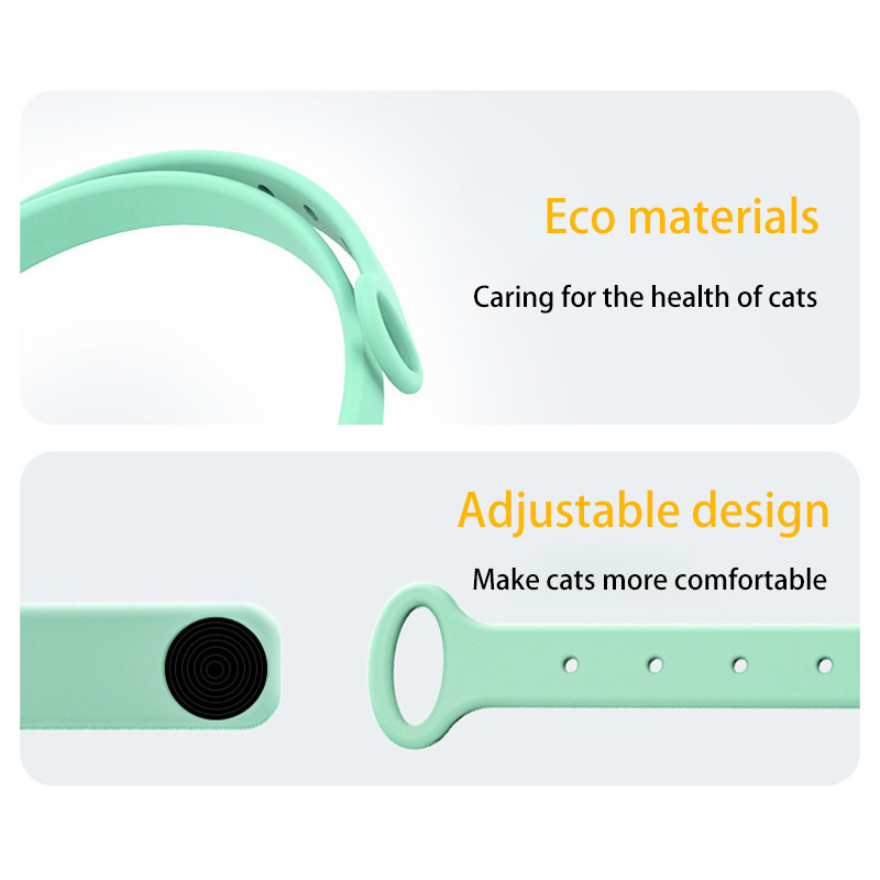 New Design Pet Supplies Cat Collar Toy USB Rechargeable Ruayirua Smart Laser Cat Collar