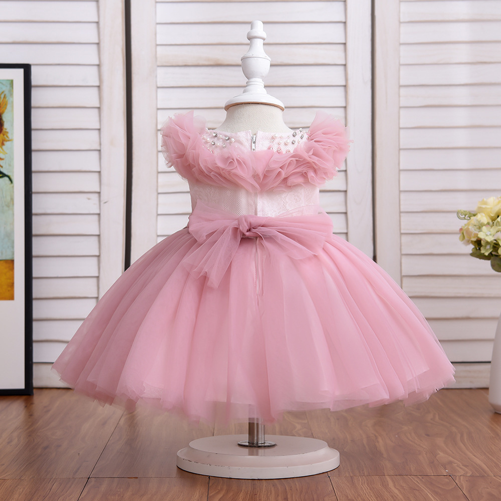 MU Supplies Premium Summer New Design Cute Baby Girl Frock Party Dress Princess Skirt with Sleeveless Frocks for Girls Kids