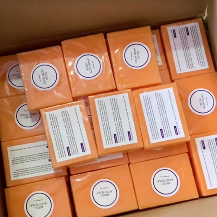 Handmade Original Gluta Tumeric Kojic Papaya Soap Private Label Toilet Kojie San Kojic Whitening Acid Soap