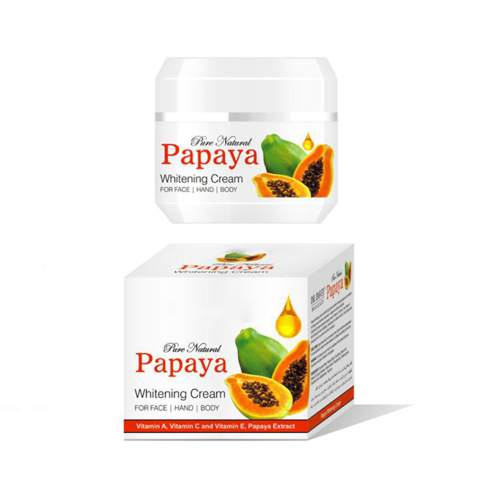 Private Label Fast Result Of Brightening And Effectively Lightening Papaya Skin Whitening Cream