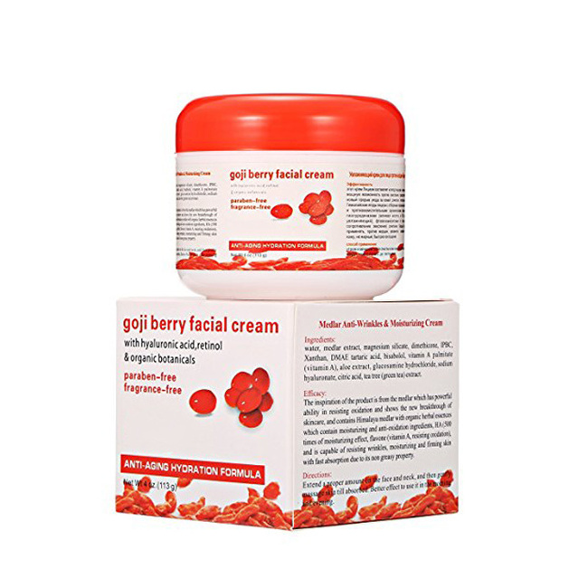 Goji Berry Cream Natural Cosmetics Natural Wolfberry whitening face cream 100g