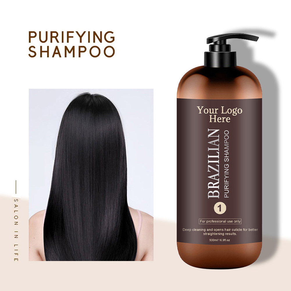 Private Label Brazilian Blowout Shampoo Conditioner Purifying Professional salon Keratin Treatment