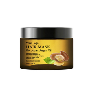 Private Label hair mask manufacturer Professional Moroccan Argan oil collagen keratin treatment hair mask