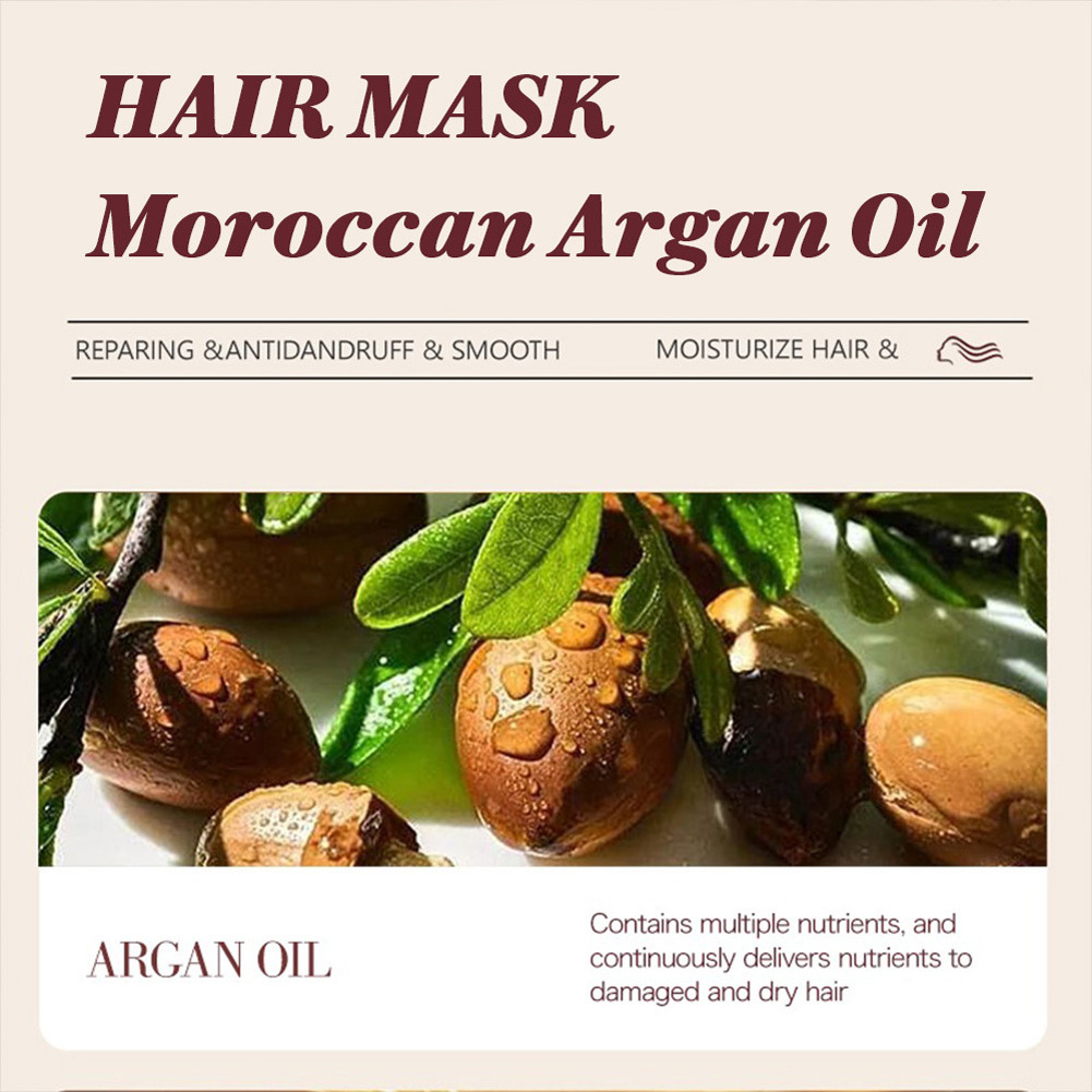 Private Label hair mask manufacturer Professional Moroccan Argan oil collagen keratin treatment hair mask