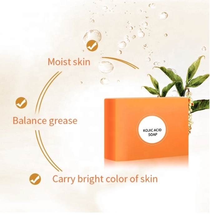 Handmade Original Gluta Tumeric Kojic Papaya Soap Private Label Toilet Kojie San Kojic Whitening Acid Soap