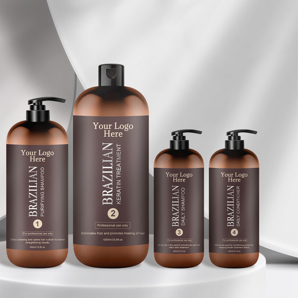 Private Label Brazilian Blowout Shampoo Conditioner Purifying Professional salon Keratin Treatment