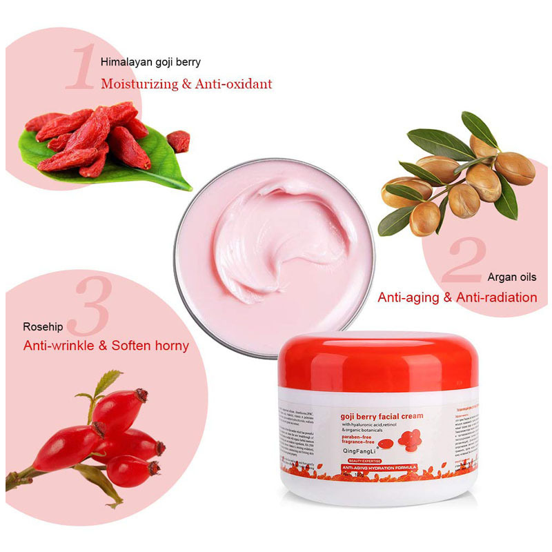 Goji Berry Cream Natural Cosmetics Natural Wolfberry whitening face cream 100g