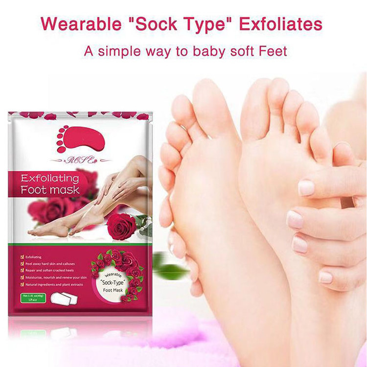 wholesale OEM japanese lavender spa socks braphy callus remover baby exfoliating purederm japan peeling foot mask