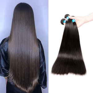 100% Vietnamese Human Hair Bone Straight Braiding Hair Extensions,Double Drawn Donor Hair Bone Straight Bundles with Closure