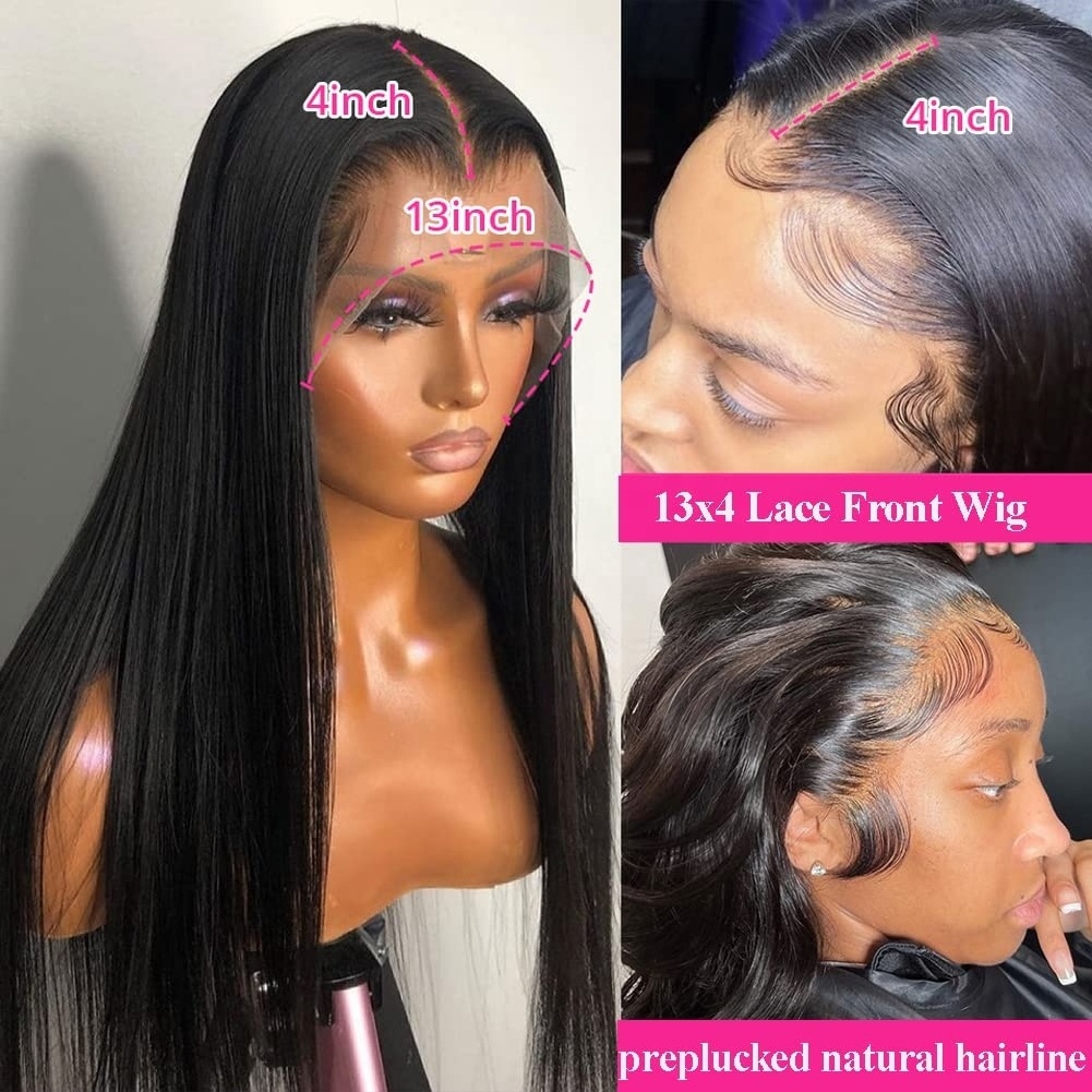 Brazilian Human Hair 360 Lace Frontal Wig Vendor,13x4 13x6 HD Lace Front Wigs Human Hair,HD Glueless Full Lace Human Hair Wigs