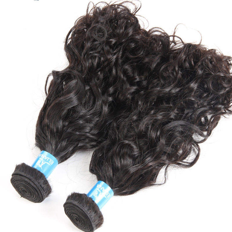 Popular Cambodian 100% Human Hair Water Wave No Tangle No shedding Wet And Wavy Hair