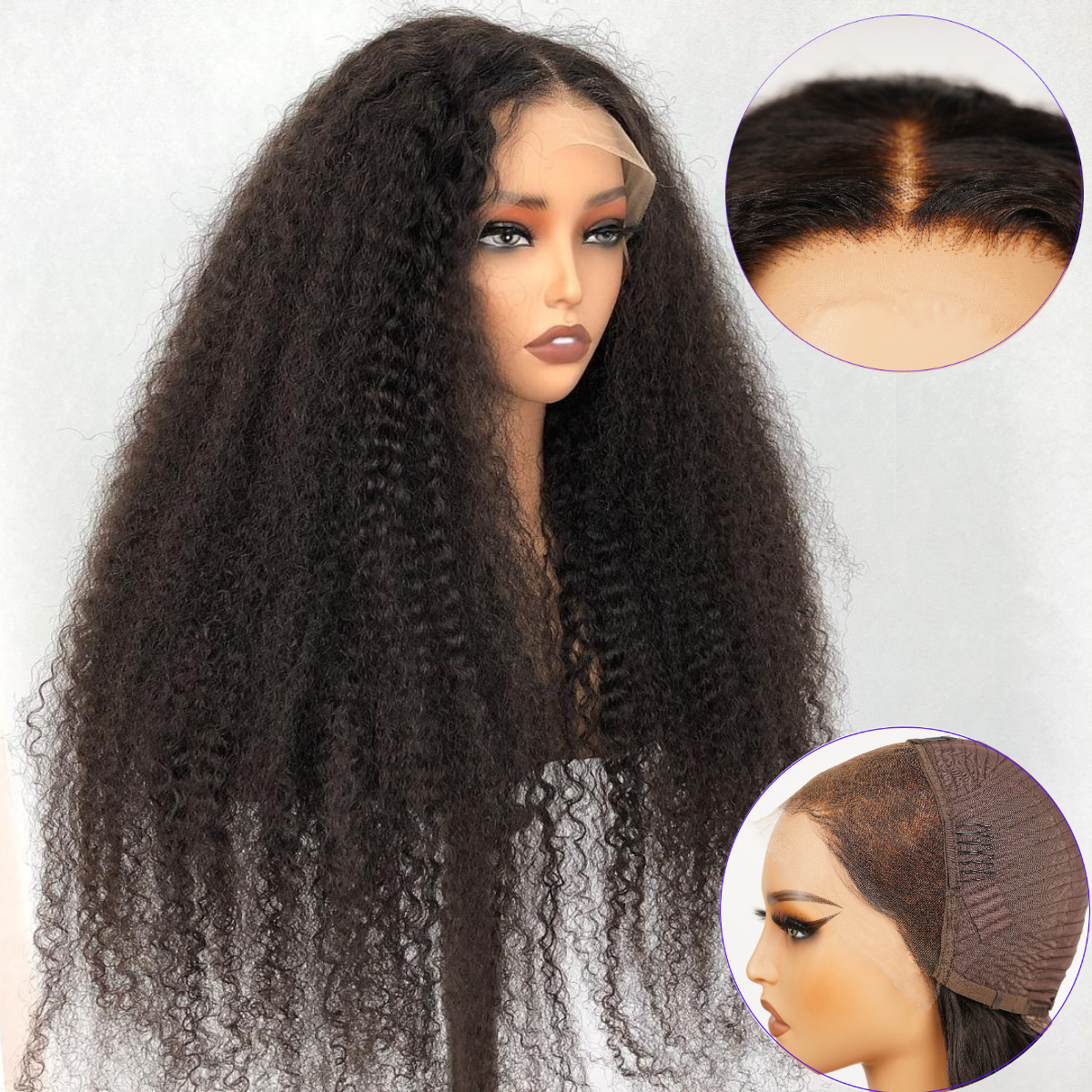 Vietnamese Raw Hair Burmese Curl Lace Front Wigs Human Hair,Best Reviewed HD Transparent Lace Frontal Wigs For Black Women