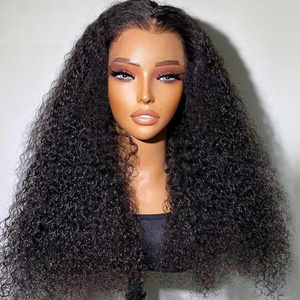 Best Reviewed Vietnamese Raw Hair Curly Water Wave 150% 200% 250%,Pre Plucked Bleached Knot Hair Wigs Human Hair HD Lace Wig