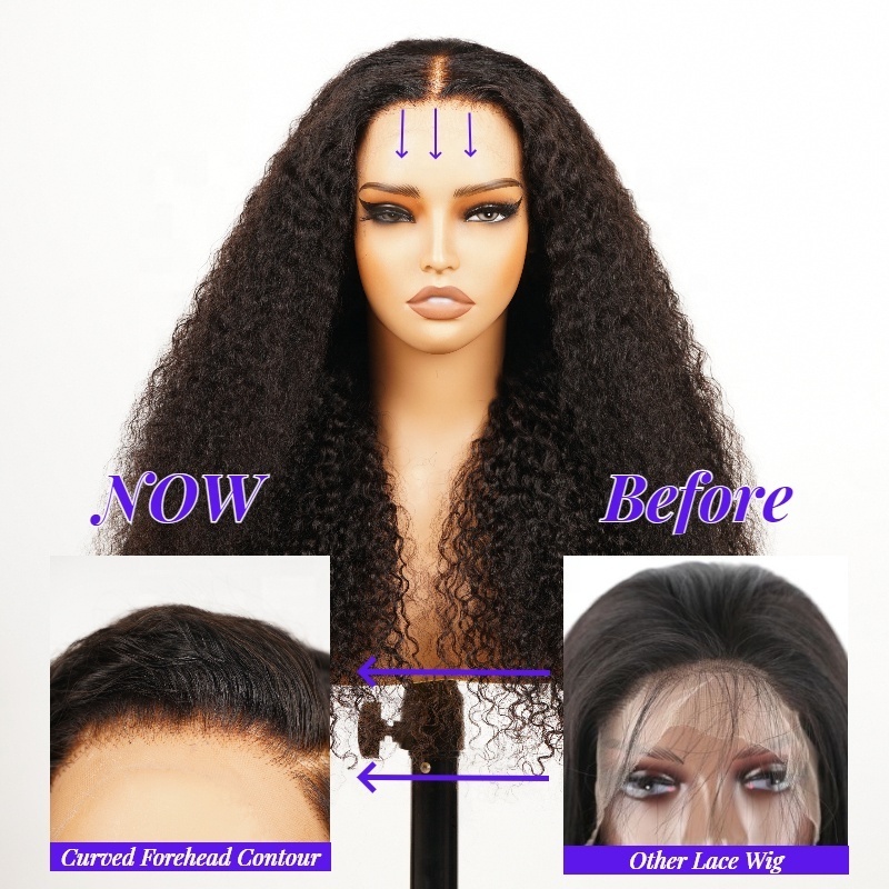 Vietnamese Raw Hair Burmese Curl Lace Front Wigs Human Hair,Best Reviewed HD Transparent Lace Frontal Wigs For Black Women