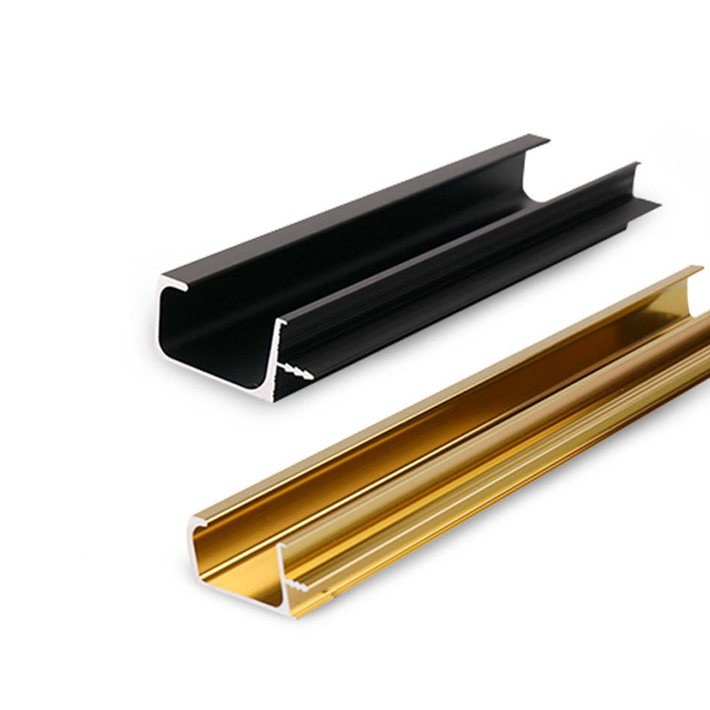 kitchen decorative aluminium gold handle profile pull edge handles for kitchen cabinet