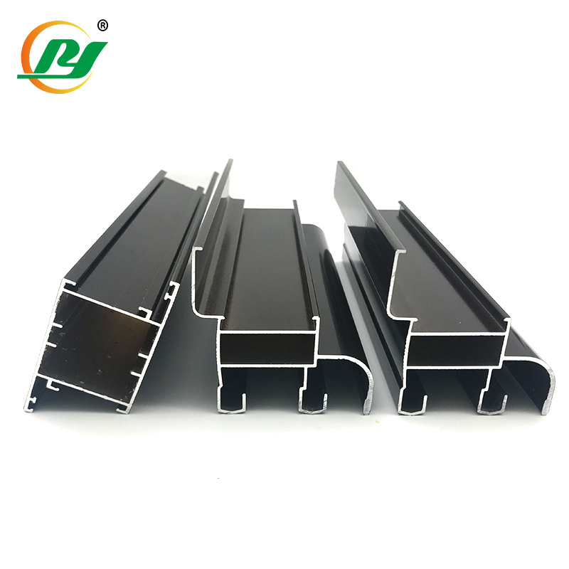 Top supplier aluminum extrusion sliding profile door hinges casement curved custom aluminum extrusions