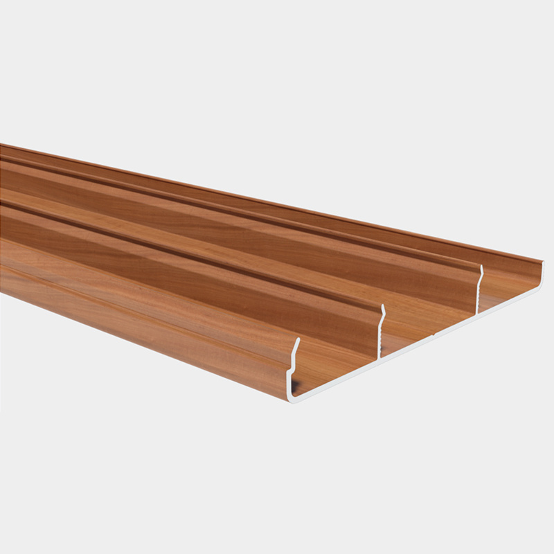 Railing outdoor aluminum extruder wood finish outdoor aluminum profile