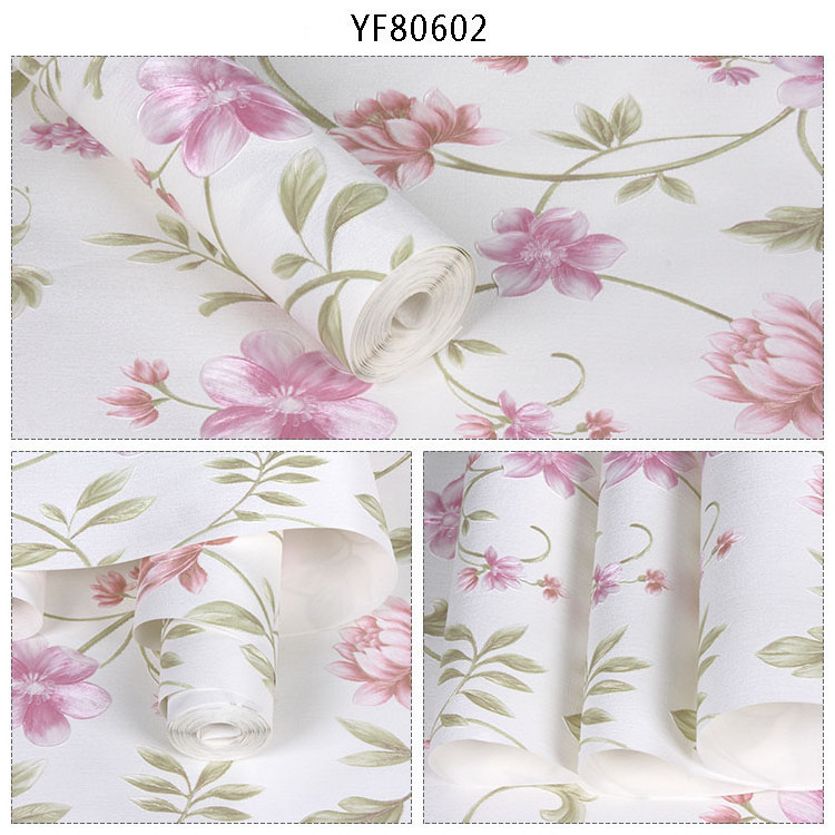 big size New living room pvc wallpaper 1.06m*15.6m for home decoration