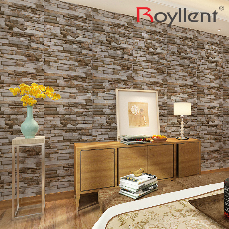 3D Mural Wallpaper brick stone pattern self adhesive home decor 3d wallpaper