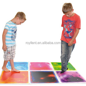 Sensory Liquid Tiles tactile tile children indoor playground flooring 50*50cm