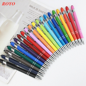 Stylus  Screen Ballpoint Pen Custom Cheap Metal   Capacitive   Promotional Gift Metal Ball Pen With Custom Logo