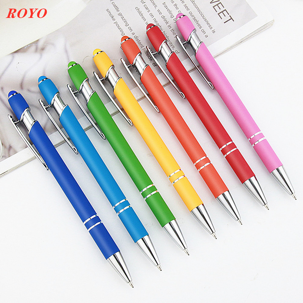 Stylus  Screen Ballpoint Pen Custom Cheap Metal   Capacitive   Promotional Gift Metal Ball Pen With Custom Logo