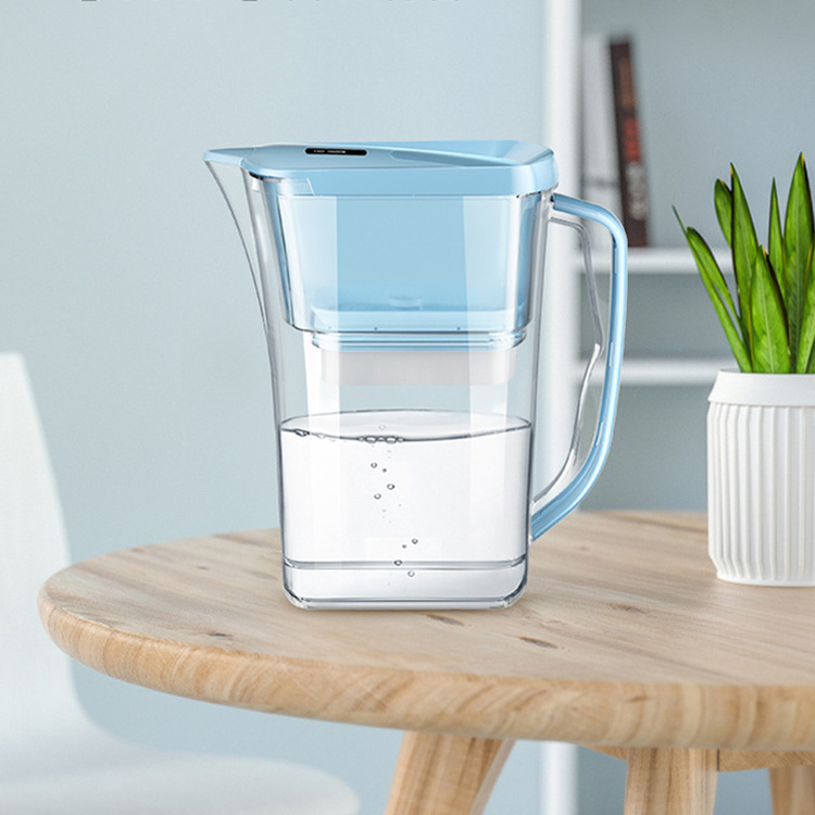 High quality large capacity household kitchen portable alkaline water filter pitcher