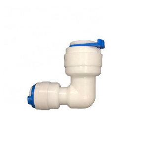 POM Plastic 1/4 3/8 1/2 OD Elbow Quick Connect Water Hose Push Pipe Fit Fitting for Water Purifier