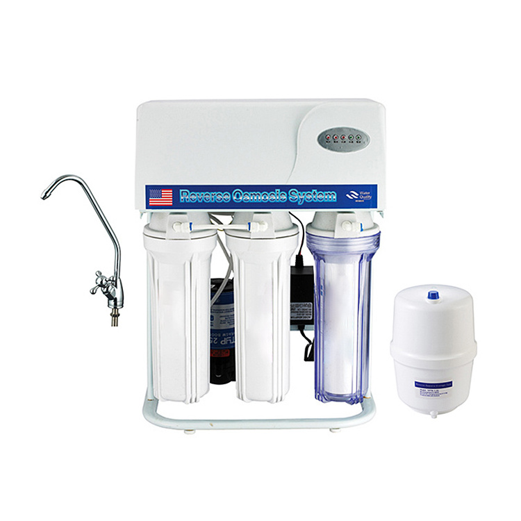 Domestic Kitchen Undersink Ro Water Filtration Purification System 75GPD Reverse Osmosis Water Filter