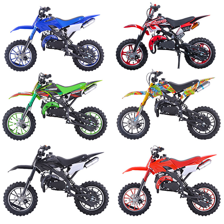 Roywell Mini Kids Bike Petrol 49cc 2 Stroke Off-Road Cross Motorbike Moto 50cc Dirt Bikes