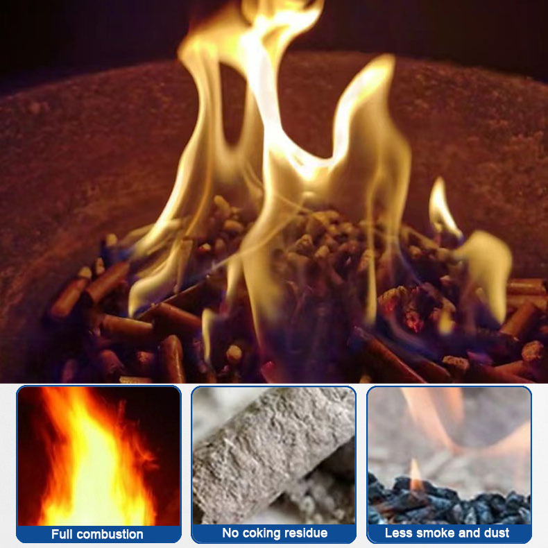 Easy Instant Fire Wood Fuel Pellets For Smokeless Outdoor Fire Pits