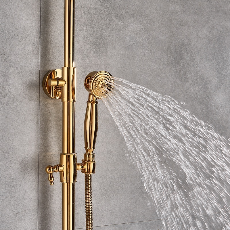 Golden Bath Shower Mixer 8