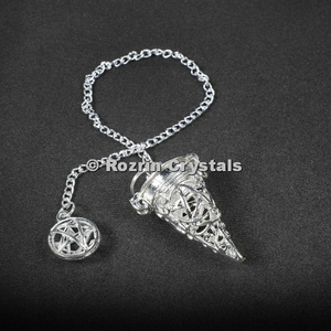 Pentacle Cage Pendulums : Buy healing Metal pendulum