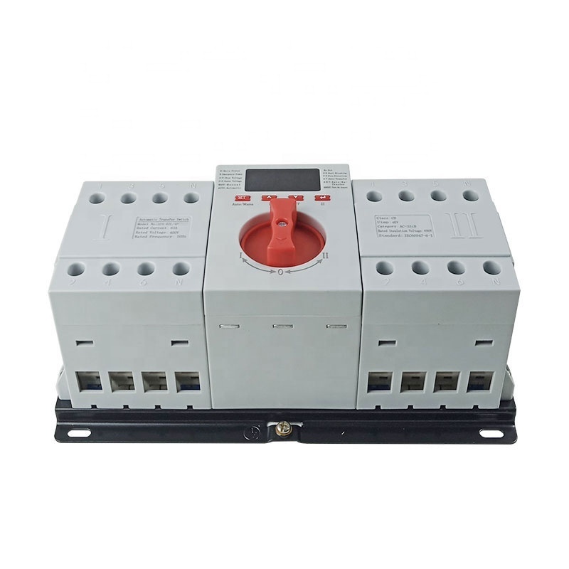 RP6-63L 4P 63A 220V Control Voltage Single Phase  Automatic Changeover Transfer Switch 3 Phase