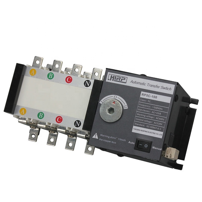 RP5C-100 100 Amp 3 Phase Automatic Transfer Switch ATS   220V