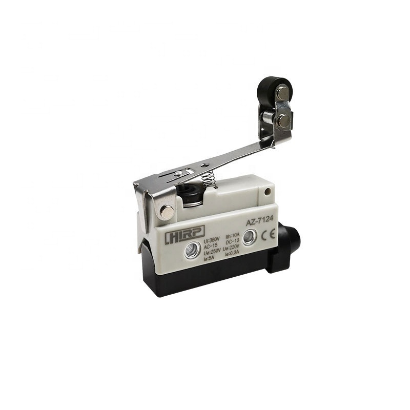 AZ-7124 zippy limit microswitch small roller lever micro switch with high repeatability white