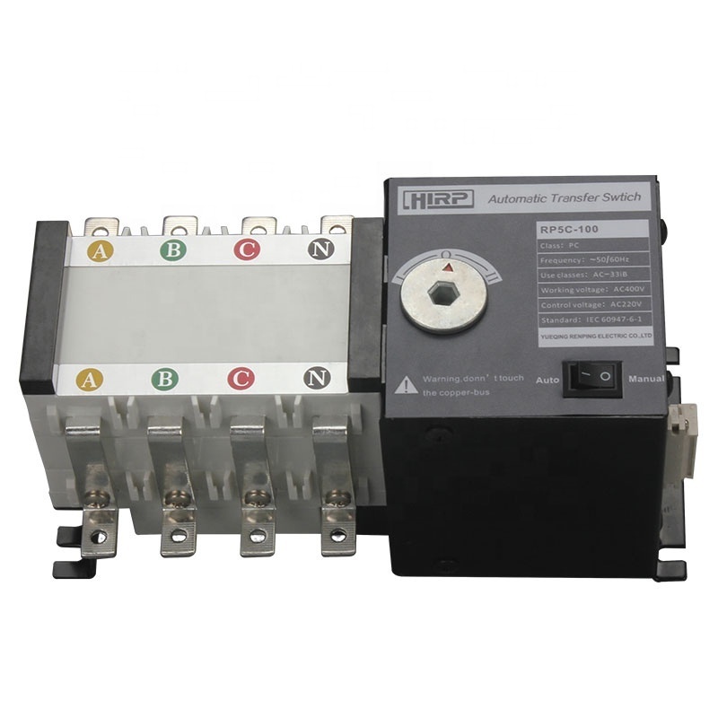 RP5C-100 100 Amp 3 Phase Automatic Transfer Switch ATS   220V