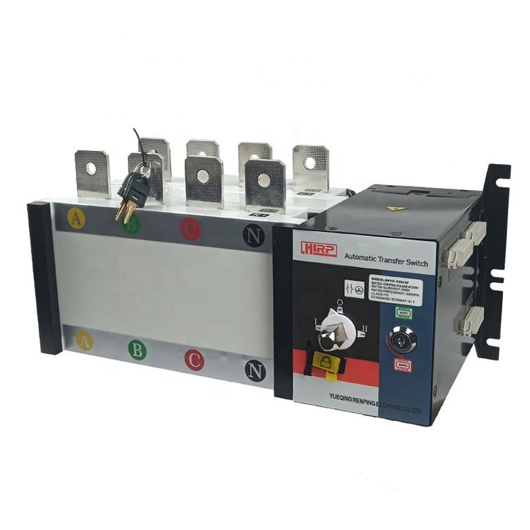 RP5D-400 fire control 4 poles type generator automatic  transfer switch 3 phase automatic ATS DC SWITCH