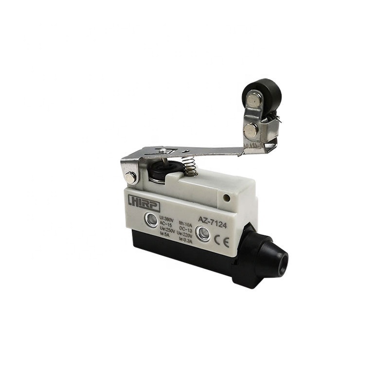 AZ-7124 zippy limit microswitch small roller lever micro switch with high repeatability white