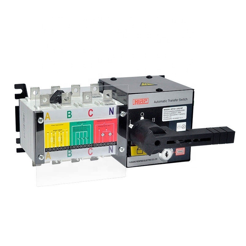 RP5D-400 fire control 4 poles type generator automatic  transfer switch 3 phase automatic ATS DC SWITCH