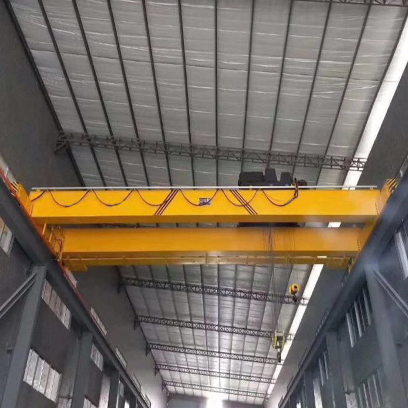 Double Beam Hoist Cranes Cross Travel Bridge Crane Electric hoist double girder bridge crane