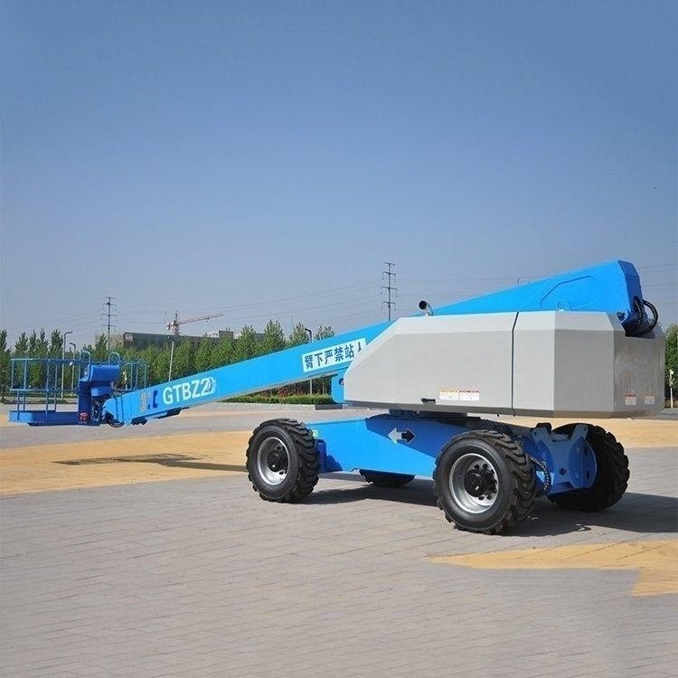 Self-propelled Straight Arm LiftTelescopic Boom Aerial Straight Arm Aerial Work Platform