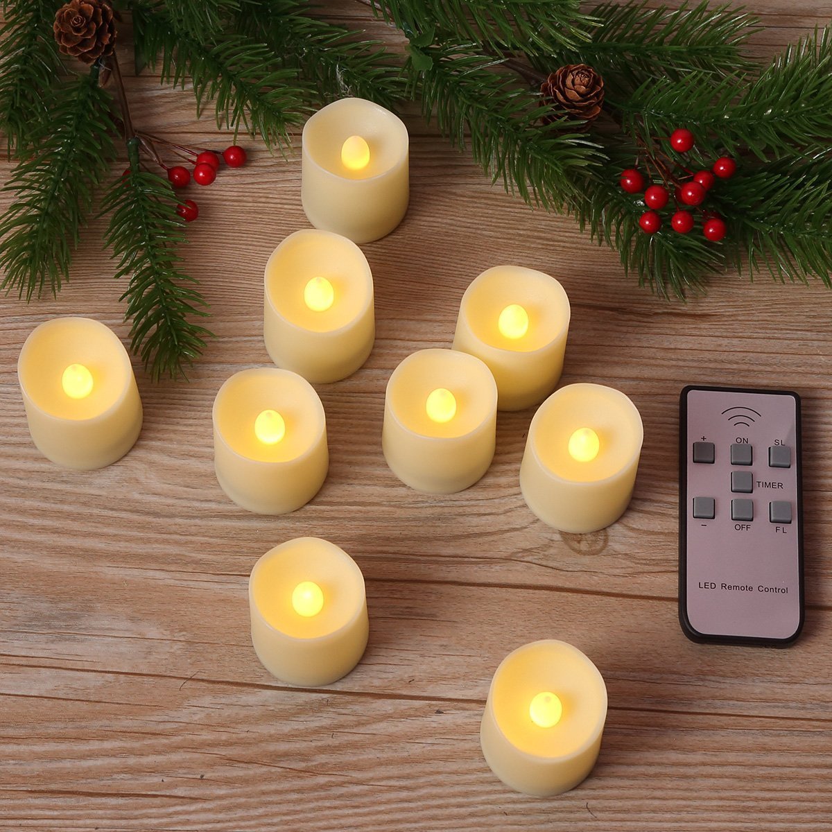 High Quality Long Burning Timer Tealight Candle LED Tea Light Up to 250 Hours