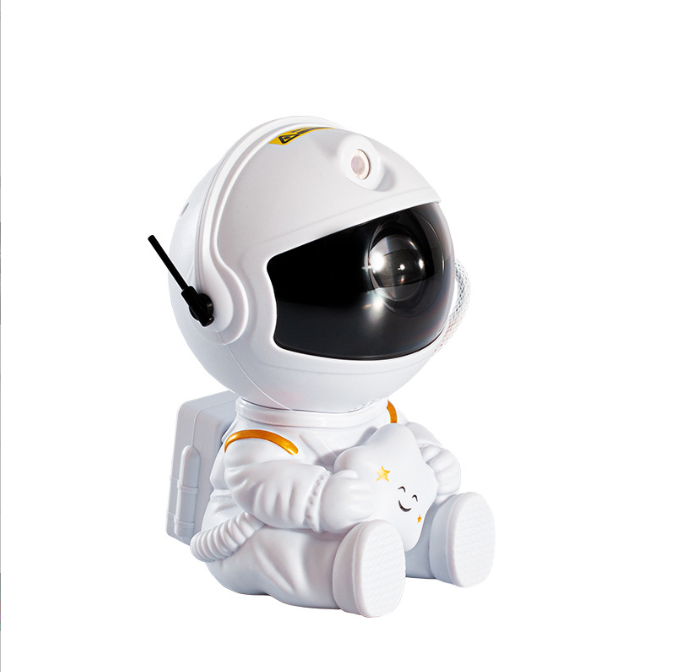 Starry sky night light Star Projection for kids gift, Space Astronaut Robot Night Light with remote timer Star Projector